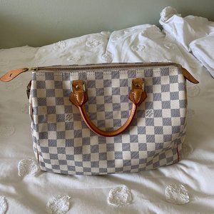 Louis Vuitton Speedy 35 Damier Azur